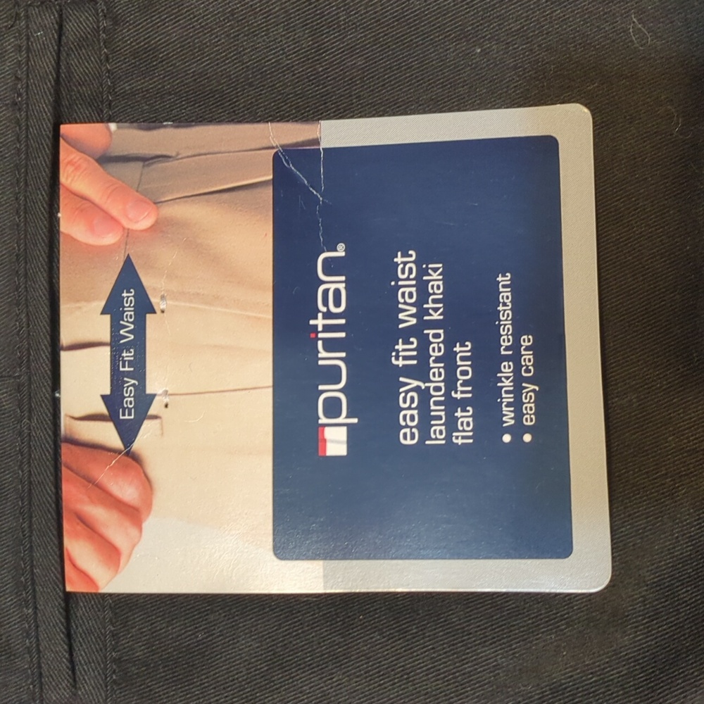 NWT Puritan Classic Black Trousers - Picture 3 of 6
